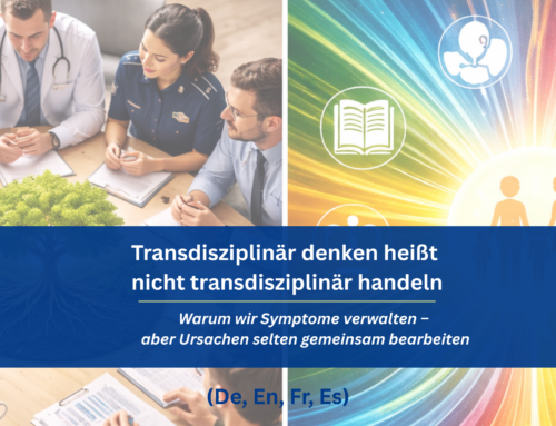 Transdisziplinär denken heißt nicht transdisziplinär handeln