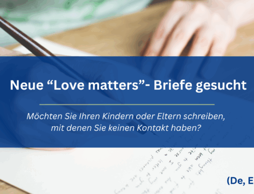 Neue “Love matters”- Briefe gesucht